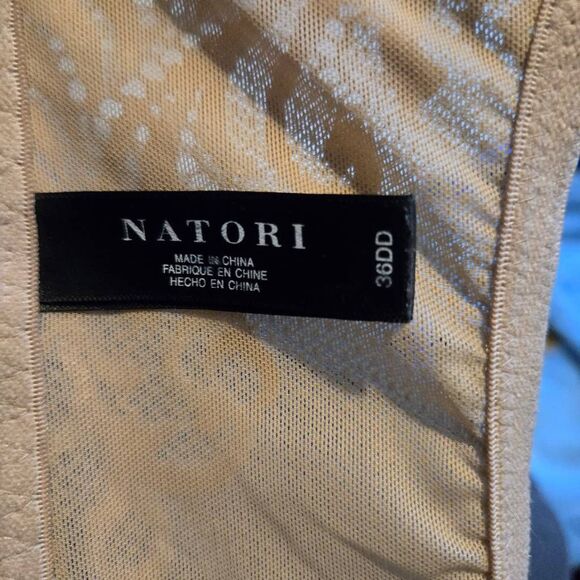 Natori Feathers Plunge Front Close T-Shirt Bra Size 36DD - Picture 5 of 5